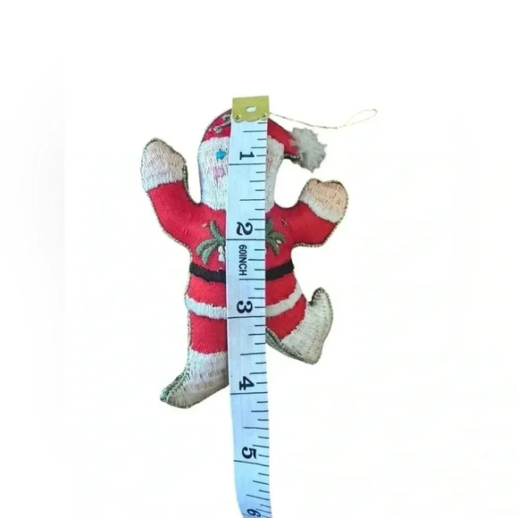 Embroidered Old World Santa/Rabbit Christmas Vintage Ornaments - Picture 12 of 13